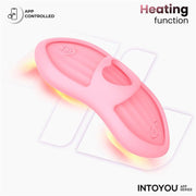 IY - Laia - Verwarmde Vingervibrator - Met App Control - Roze-Erotiekvoordeel.nl