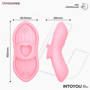 IY - Laia - Verwarmde Vingervibrator - Met App Control - Roze-Erotiekvoordeel.nl