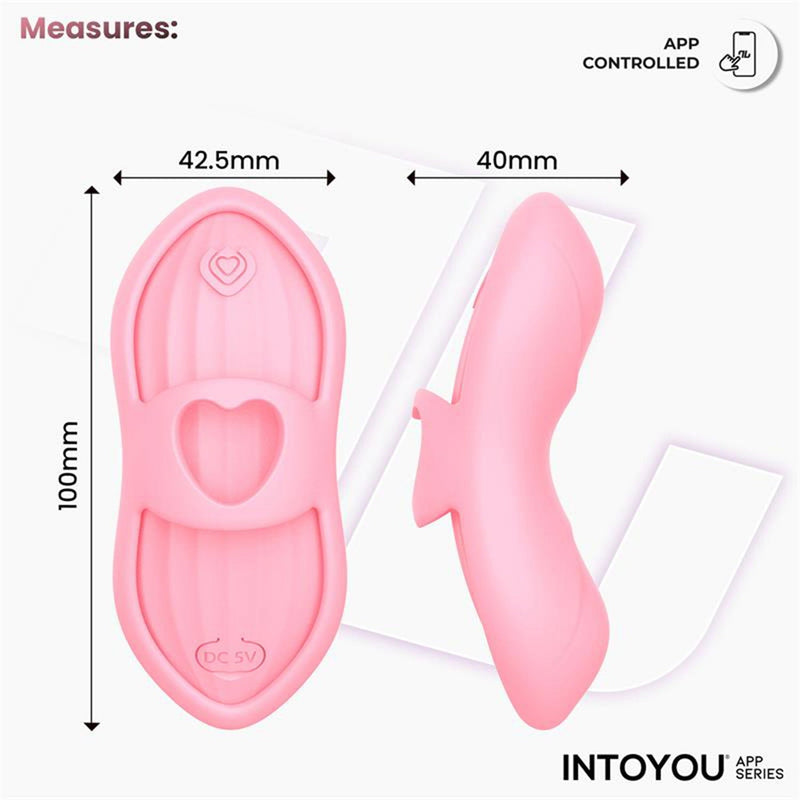 IY - Laia - Verwarmde Vingervibrator - Met App Control - Roze-Erotiekvoordeel.nl