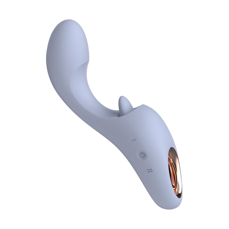 IY - Licky - Likkende Tong Vibrator - Met App Control - Lichtblauw-Erotiekvoordeel.nl