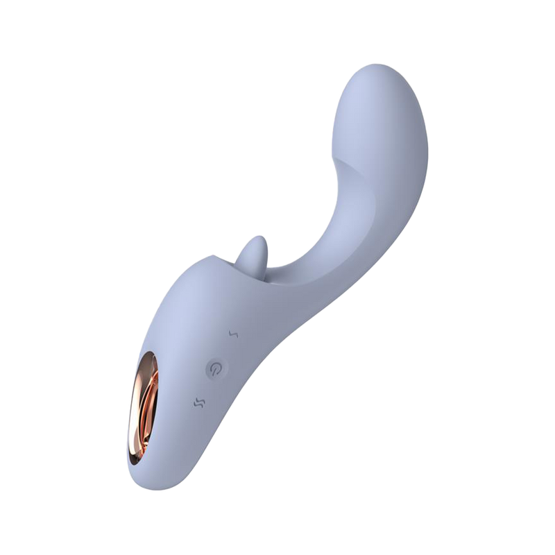 IY - Licky - Likkende Tong Vibrator - Met App Control - Lichtblauw-Erotiekvoordeel.nl