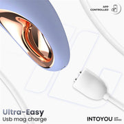 IY - Licky - Likkende Tong Vibrator - Met App Control - Lichtblauw-Erotiekvoordeel.nl