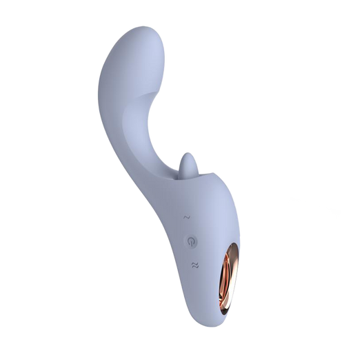 IY - Licky - Likkende Tong Vibrator - Met App Control - Lichtblauw-Erotiekvoordeel.nl