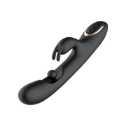 IY - Patty - Rabbit Vibrator met Roterende Bal - Zwart-Erotiekvoordeel.nl