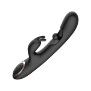 IY - Patty - Rabbit Vibrator met Roterende Bal - Zwart-Erotiekvoordeel.nl