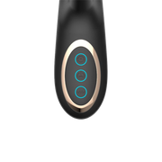 IY - Patty - Rabbit Vibrator met Roterende Bal - Zwart-Erotiekvoordeel.nl
