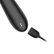IY - Patty - Rabbit Vibrator met Roterende Bal - Zwart-Erotiekvoordeel.nl
