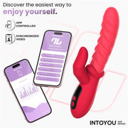 IY - Tingly - Golvende Vibrator met Vinger - App Control - Roze-Erotiekvoordeel.nl