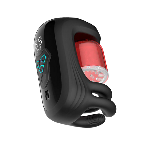 IY - Torky - Compressing Rotating Masturbator with App Control - Zwart-Erotiekvoordeel.nl