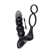 IY - Womp - Stoßender und vibrierender Prostatamassager mit Fernbedienung - Schwarz - Laced-up.nl