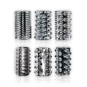 Icon - Crystallines - Penis Sleeves - 6 stuks - Transparant-Laced-up.nl