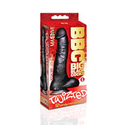 Icon - Twizted - Dildo - 29 x 5,7 cm - Zwart-Laced-up.nl