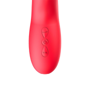 IY - Grant - Vibrator met bewegende tong en 360° likkend mondje - Rood-Erotiekvoordeel.nl