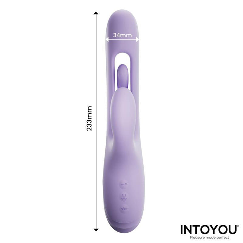 IY - Annia 3 - G-spot Vibrator met Vingerbeweging - Lila-Erotiekvoordeel.nl