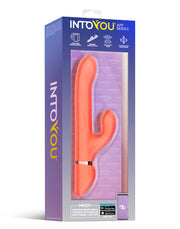 IY - Mindy - Tapping Rabbit Vibrator met Klop-functie en App - Koraal Oranje-Erotiekvoordeel.nl