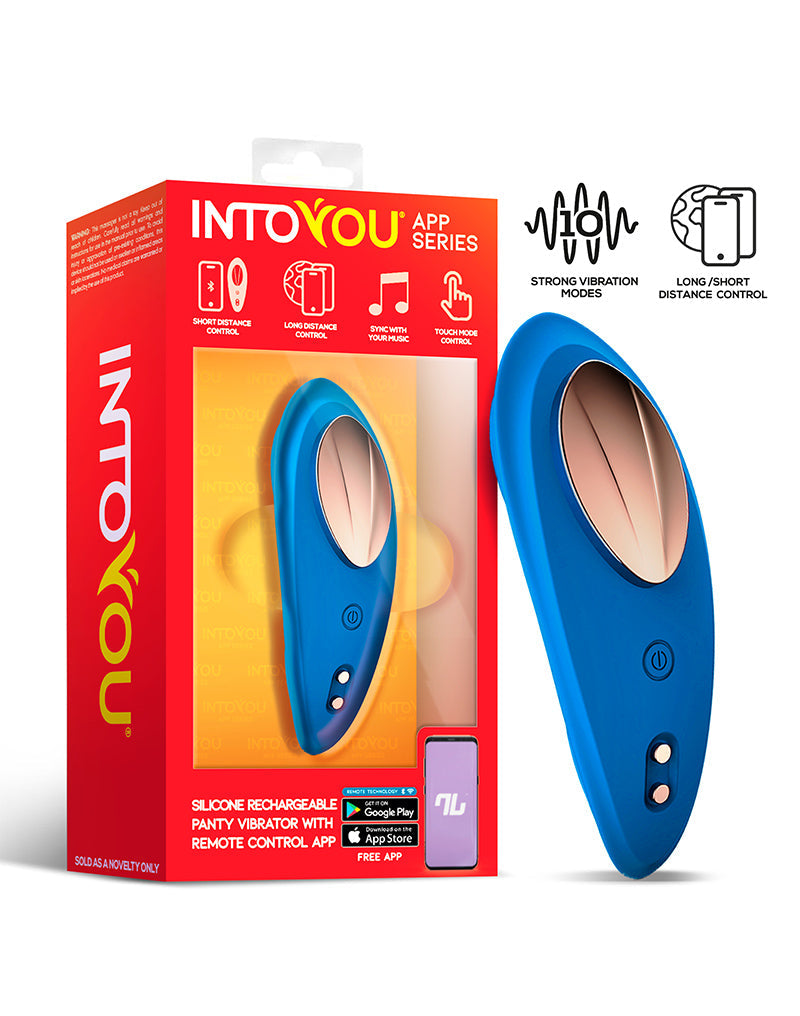 IY - Panty Vibrator - Vibrerend Slipje - Met App Control - Blauw-Erotiekvoordeel.nl
