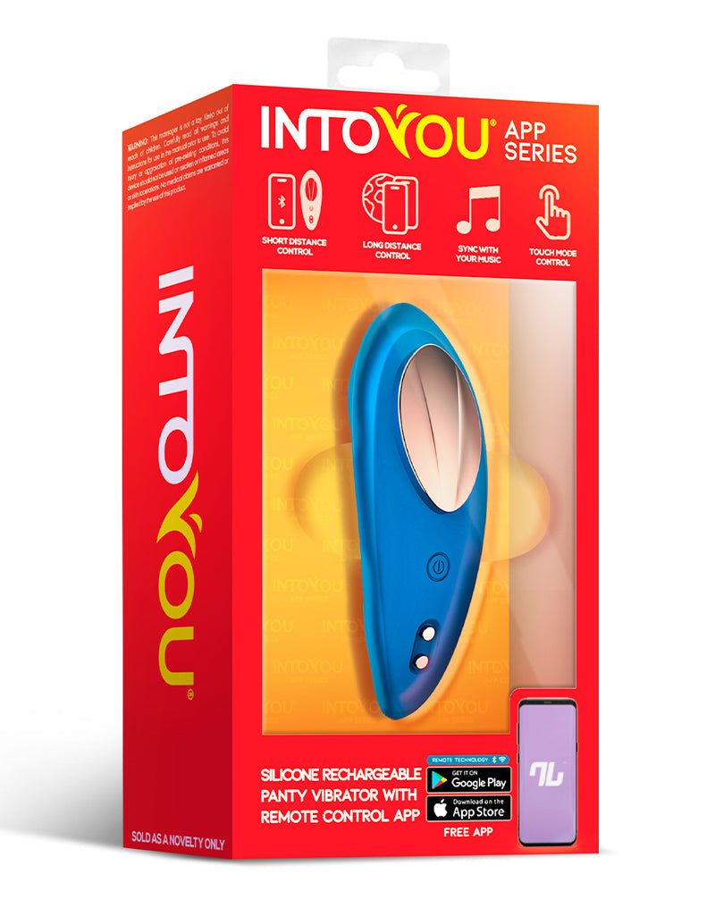 IY - Panty Vibrator - Vibrerend Slipje - Met App Control - Blauw-Erotiekvoordeel.nl