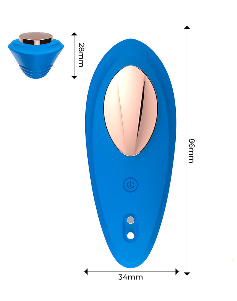 IY - Panty Vibrator - Vibrerend Slipje - Met App Control - Blauw-Erotiekvoordeel.nl