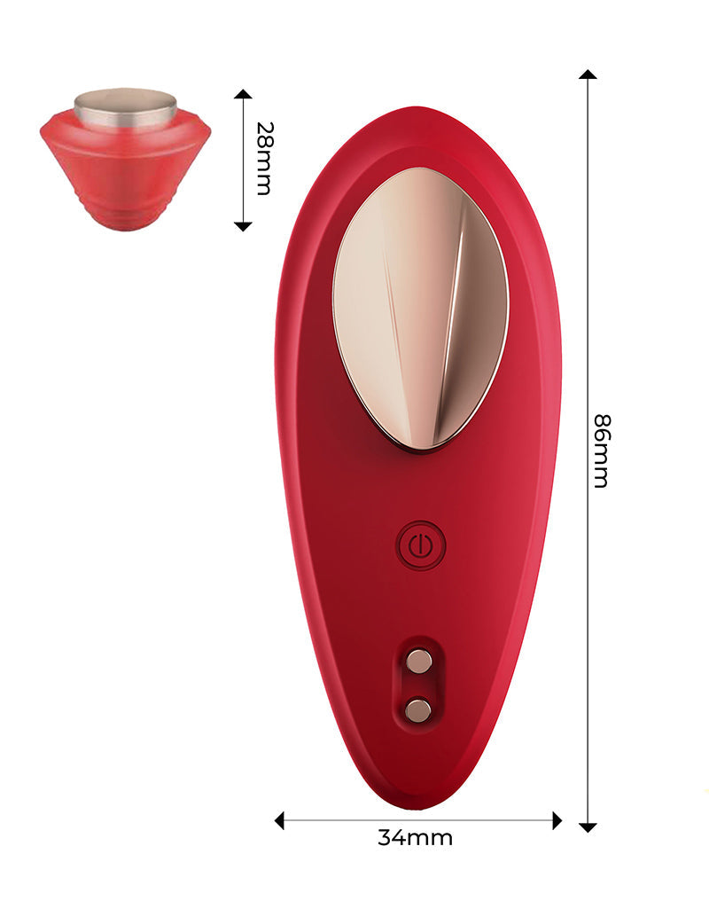 IY - Panty Vibrator - Vibrerend Slipje - Met App Control - Rood-Erotiekvoordeel.nl