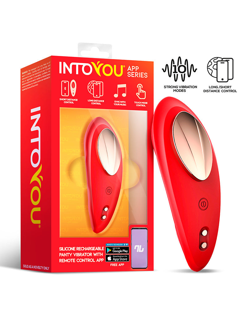 IY - Panty Vibrator - Vibrerend Slipje - Met App Control - Rood-Erotiekvoordeel.nl
