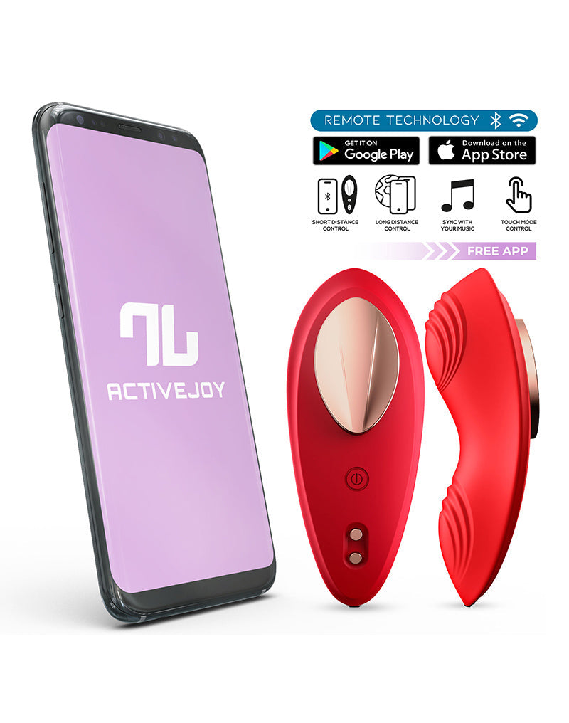IY - Panty Vibrator - Vibrerend Slipje - Met App Control - Rood-Erotiekvoordeel.nl