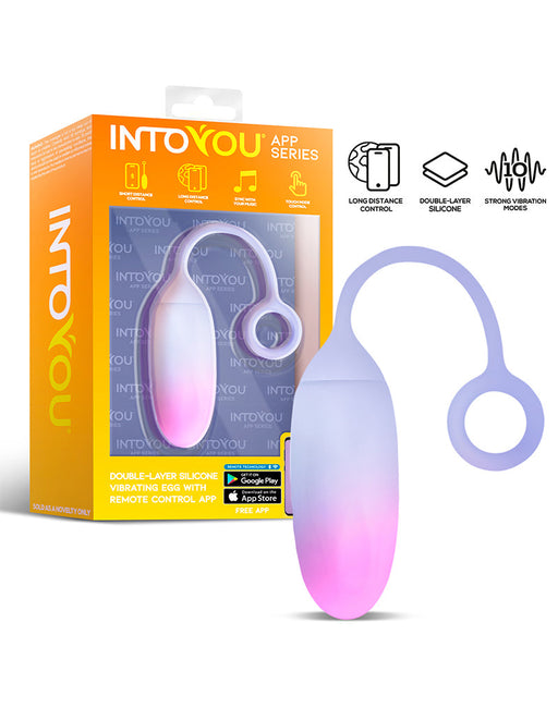 IY - Vibrerend Eitje met App Control - Blauw/Roze-Erotiekvoordeel.nl