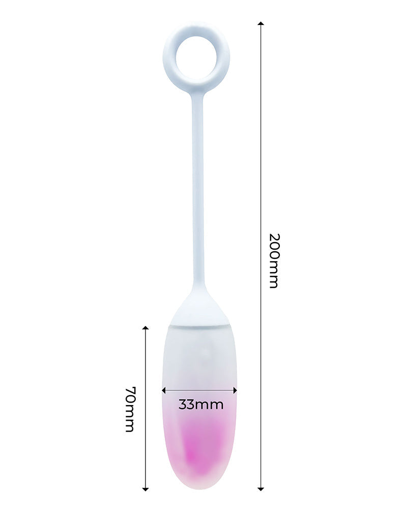 Intoyou - Vibrerend Eitje met App Control - Blauw/Roze-Erotiekvoordeel.nl