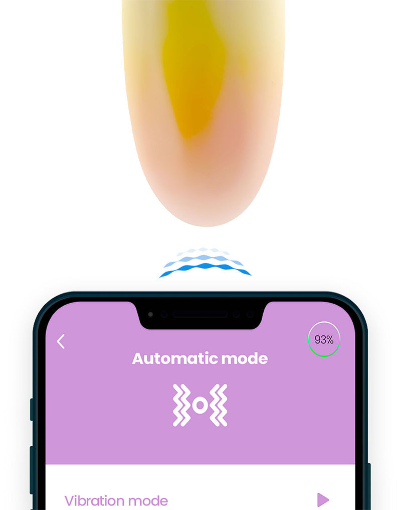 IY - Vibrerend Eitje met App Control - Geel/Oranje-Erotiekvoordeel.nl