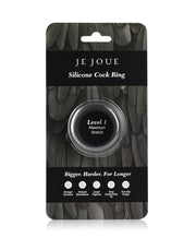 Je Joue - C-Ring Maximum Stretch - Siliconen Cockring - Zwart-Laced-up.nl