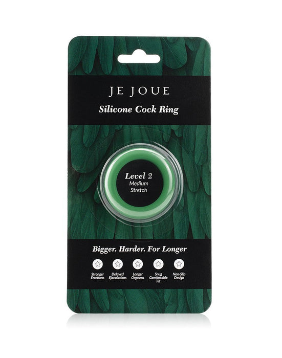 Je Joue - C-Ring Medium Stretch - Siliconen Cockring - groen-Laced-up.nl