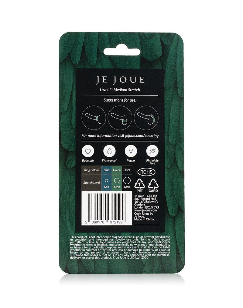 Je Joue - C-Ring Medium Stretch - Siliconen Cockring - groen-Laced-up.nl