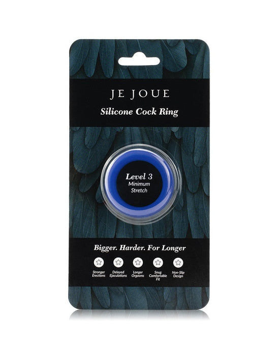 Je Joue - C-Ring Minimum Stretch - Siliconen Cockring - Blauw-Laced-up.nl