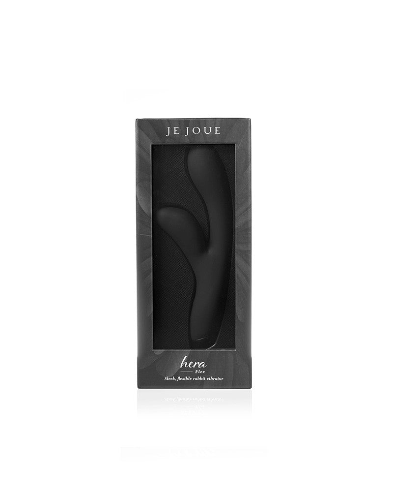 Je Joue - Hera Flex - Flexibele Rabbit Vibrator- Zwart-Laced-up.nl