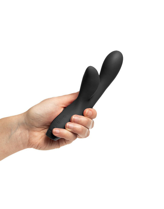 Je Joue - Hera Flex - Flexibele Rabbit Vibrator- Zwart-Laced-up.nl