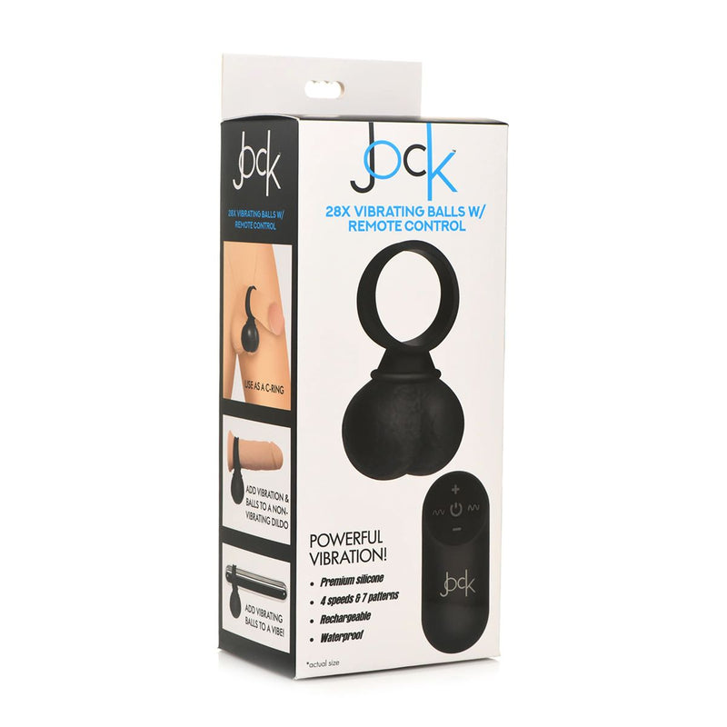 Jock - 28X Vibrerende Siliconen Ballen - Large-Laced-up.nl