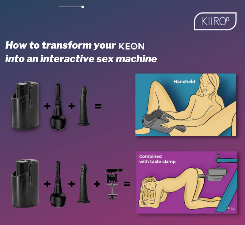 Kiiroo - Dildo Met Vacuum Vergrendelingssysteem Voor Keon Masturbator-Laced-up.nl