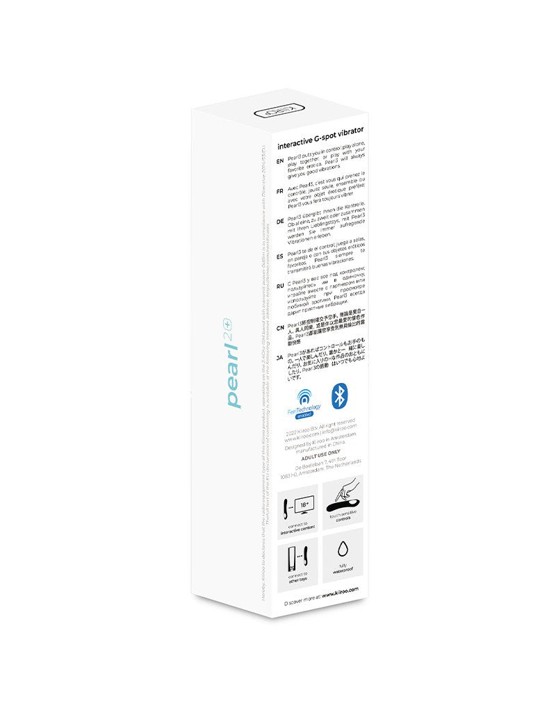Kiiroo - Pearl 3 - Interactieve G-Spot Vibrator - Lichtblauw-Laced-up.nl