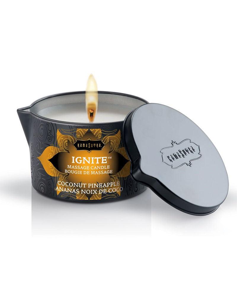 Kamasutra - Massagekaars - Coconut PineApple-Laced-up.nl