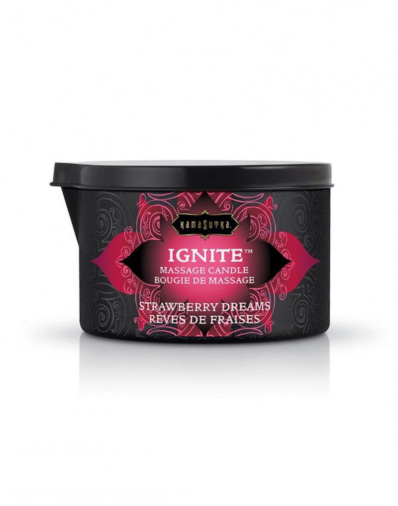 Kamasutra - Massagekaars StrawBerry Dreams-Laced-up.nl