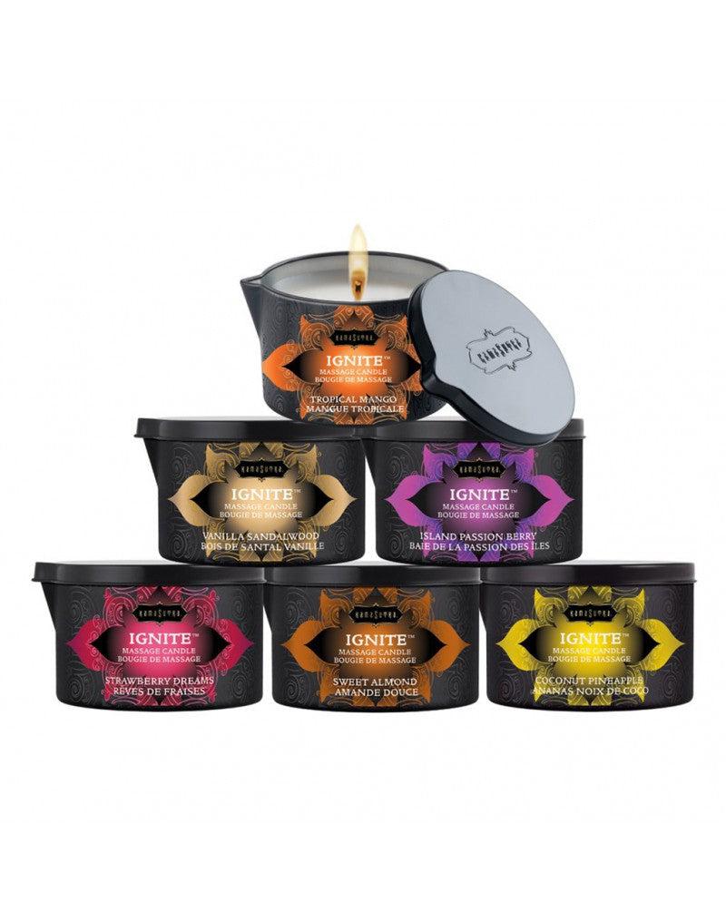 Kamasutra - Massagekaars - Tahitian Sandalwood-Erotiekvoordeel.nl