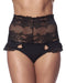 Amorable - Kanten Slip Met Hoge Taille En Rijglint-Laced-up.nl
