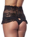 Amorable - Kanten Slip Met Hoge Taille En Rijglint-Laced-up.nl