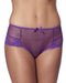 Amorable - Kanten Slip Met Open Achterkant En rijglint - Lila-Laced-up.nl