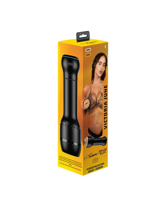 Kiiroo - Combo Set - Interactieve PowerBlow Zuigmasturbator en FeelStar Victoria June Mond Stroker - Een Revolutionaire Beleving-Laced-up.nl