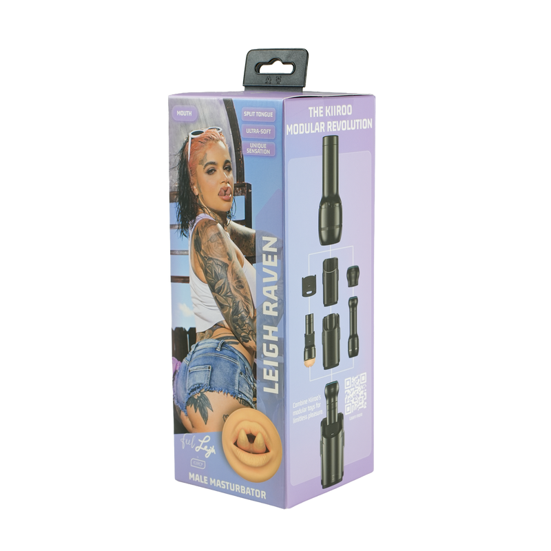 Kiiroo - FeelStar Stroker - Masturbator - Leigh Raven - Gespleten Tong-Erotiekvoordeel.nl