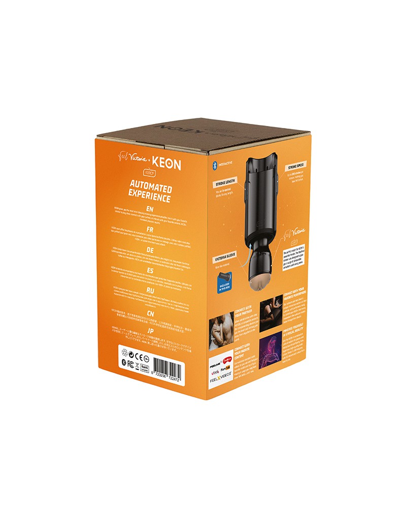 Kiiroo - Kit Keon Combo - Avec le masturbateur Feel Victoria June - Wi-Fi et Bluetooth - Laced-up.nl