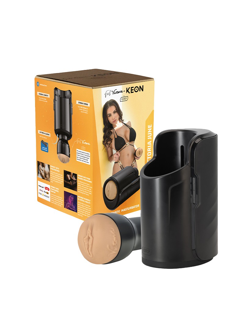 Kiiroo - Kit combiné Keon - Avec le masturbateur Feel Victoria June - Wi-Fi et Bluetooth - Laced-up.nl
