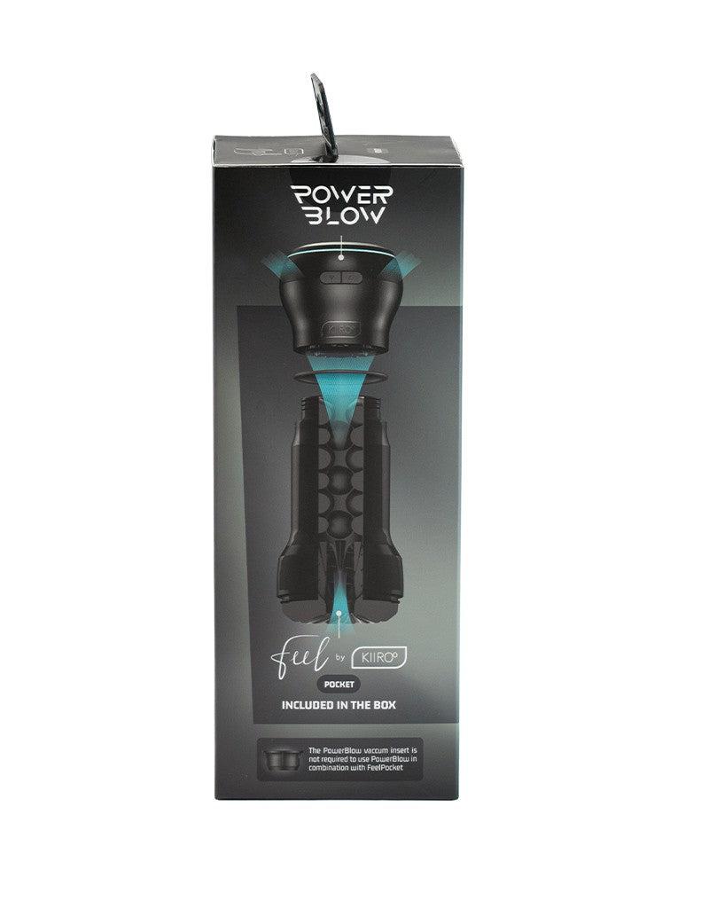 Kiiroo - Pocket Stroker en PowerBlow Combo - Zwart-laced-up.nl