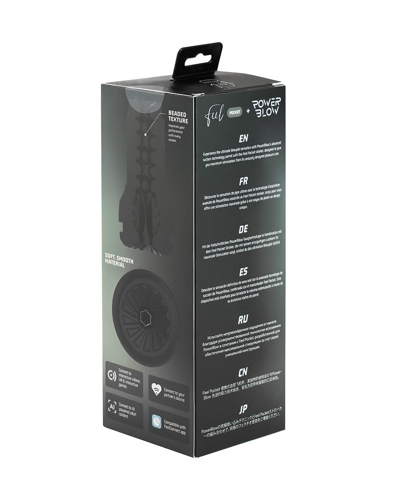 Kiiroo - Pocket Stroker en PowerBlow Combo - Zwart-laced-up.nl