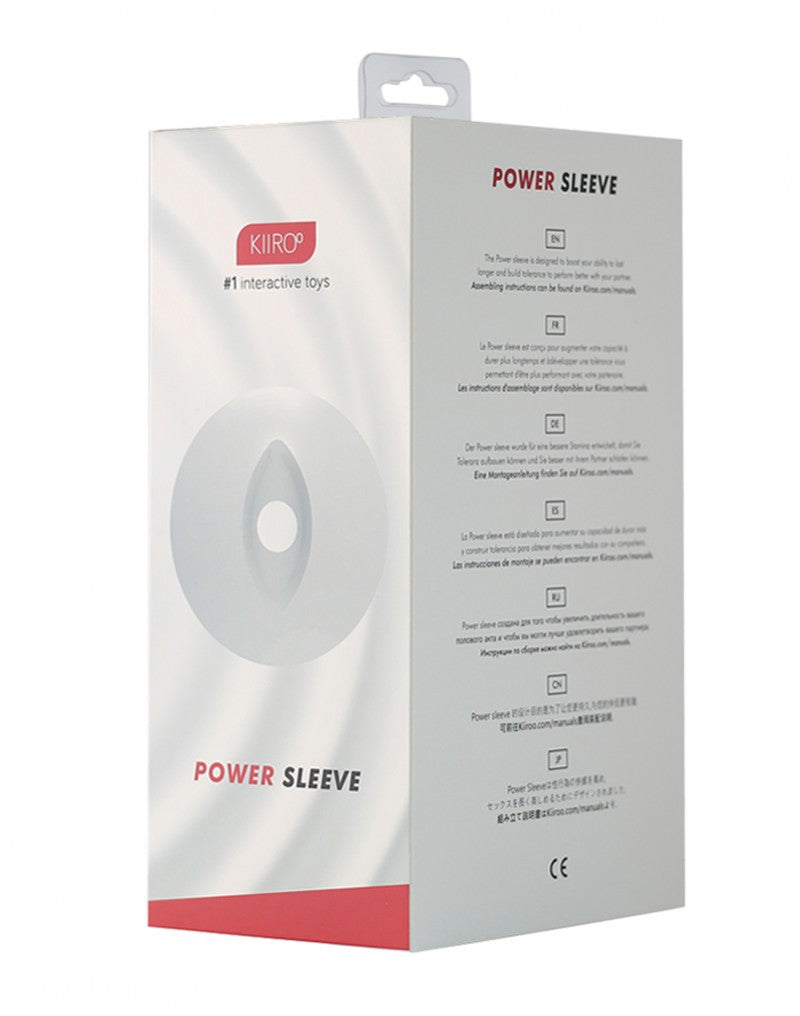 Kiiroo - Power sleeve Voor de Titan Experience Masturbator - Zwart-Erotiekvoordeel.nl